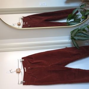 Levi's Corduroy High Waisted Mom Jean